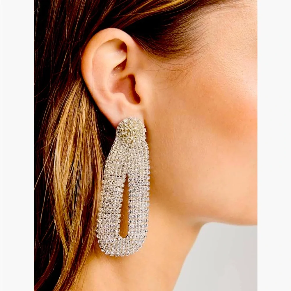 NWOT - Deepa Gurnani Shyna Earrings - Picture 1 of 7